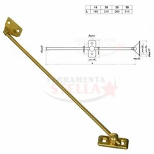 ASTA SNODATA IN OTTONE A