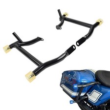 Staffa di protezione borsa sella con sfera per Harley Street Glide FLHX 2014-24 giallo