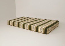 Cuscino imbottito cm 55x29 per panca sfoderabile stile classico made in Italy