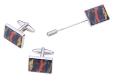 Gemelli Troika ANDY WARHOL motivo SHOES incl. ago per cravatta edizione limitata