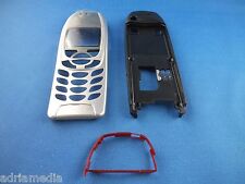 NOKIA 6310 6310i Front Back Cover barra infrarossi ARGENTO housing case NUOVO NEW