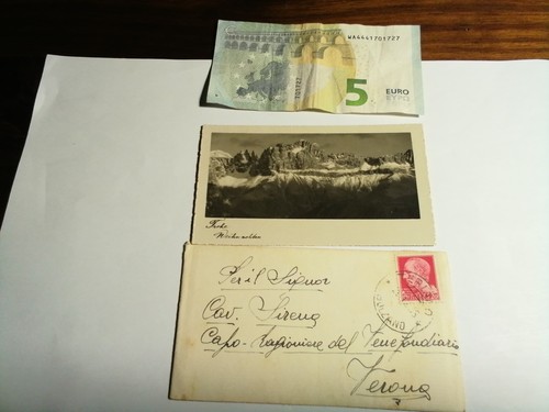 Cartolina 1935 bolzano le - cartolina,