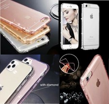 Silicone & Rhinestone Case