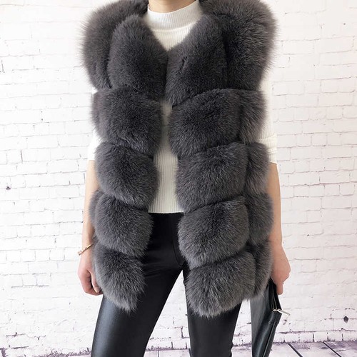 Donna gilet pelliccia vera - donna,