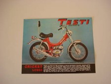 advertising Pubblicità 1972 TESTI CRICKET LUSSO
