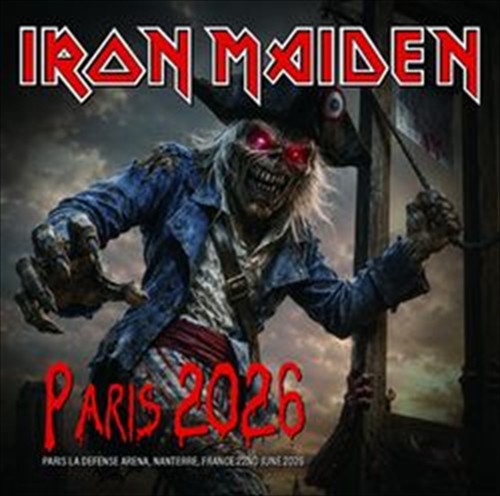 Iron maiden paris 2026 2cd - iron,