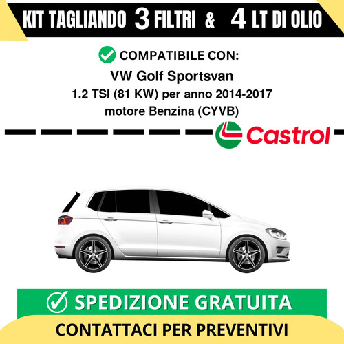 Tagliando per golf - vw,