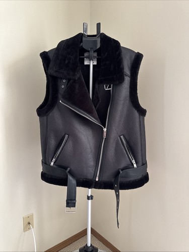 Zara gilet donna pelle - zara, di