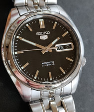 Seiko 5 Automatico 7S26-01V0, Quadrante Nero, dal 08/1994, 36mm, 21jewels, 18,5cm