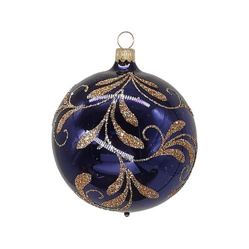 Pallina natale cm - natale, blu