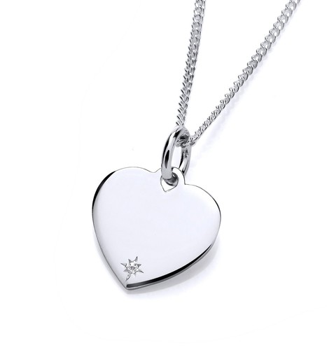Collana con ciondolo - , cuore
