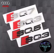 ✅ Stemma posteriore S-Line Nero per Audi adesivo Metallo logo emblema SQ3 SQ5