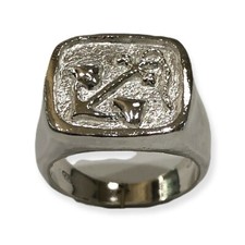 Anello Sigillo con  Ancora e