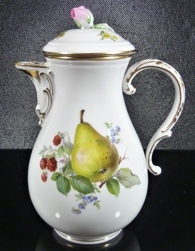 Caffettiera meissen pittura - caffettiera,
