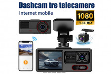 Dash Cam per Auto con 3 camere