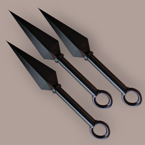 Naruto anime kunai 3d - naruto, –