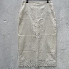 Gonna midi Zara taglio pizzo