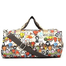Borsa Lesportsac Tokidoki Collaboration Boston 2 vie grande capacità usata...