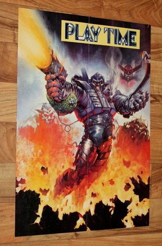 Rarissimo poster mega turrican - mega,