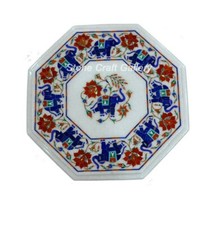 Tavolo Laterale In Marmo 12"