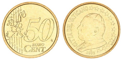 Vaticano cent 2003 moneta - cent,