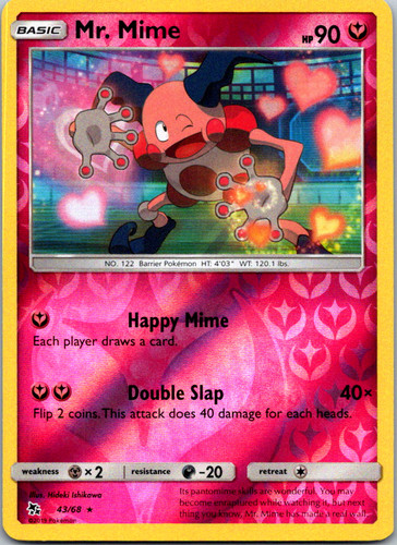 Mime 68 reverse holo - #43/68,