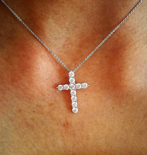 Collana con ciondolo croce - , 1