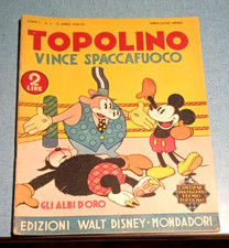 Topolino Albo d'Oro anteguerra originale numero 4 aprile 1937  buone condizioni