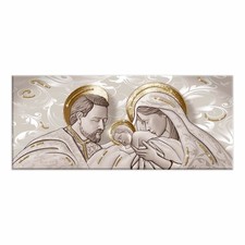 Lupia Quadro Sacra Famiglia tela Glitter BRILLANT 52x122 THE KISS SHABBY BROWN