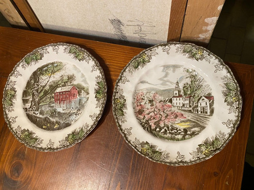 Piatti decorativi ceramica - piatti, in