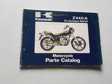 Kawasaki Z 440 A2-A3 1981 catalogo ricambi originale parts catalogue