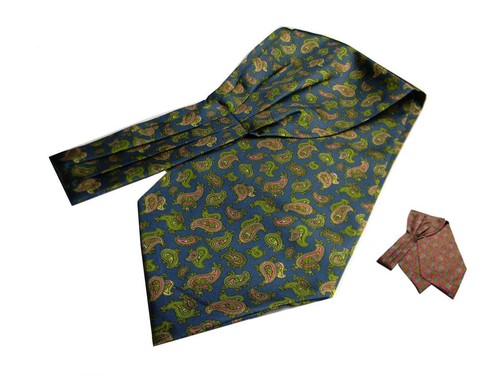 Foulard uomo seta blu - foulard,