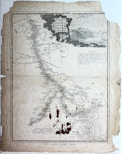 1822 der rhein rhine - 1822, mannheim
