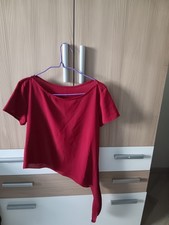 Maglietta rossa trasparente