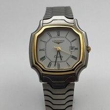 Longines - orologio donna, vintage, acciaio e oro