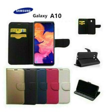 CUSTODIA COVER FLIP CASE LIBRO pre SAMSUNG Galaxy A10 +PELLICOLA VETRO 