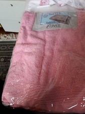 Sponge bath towel set 1+1 pink