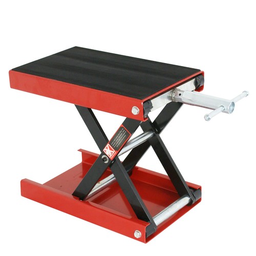 Wide deck motorcycle scissor - deck,