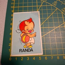 ADESIVO VINTAGE STICKER kleber figurina randa