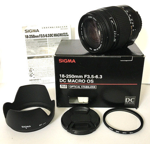 Sigma obiettivo 250 mm - sigma, 18-250