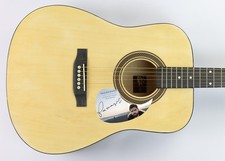 Chitarra firmata autografata passeggero giovane come il mattino vecchia come il mare ACOA