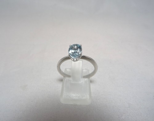 Anello oro bianco 18kt con - in,