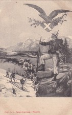 CARTOLINA MILITARE ,ALPINI -