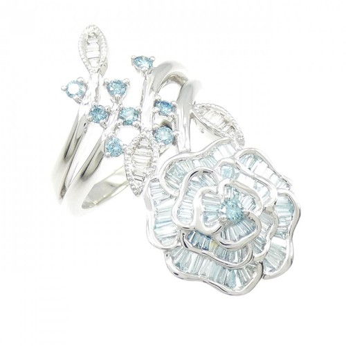 Autentico anello con diamanti