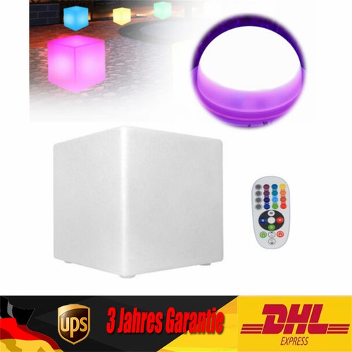 Cubo luminoso sgabello cubo