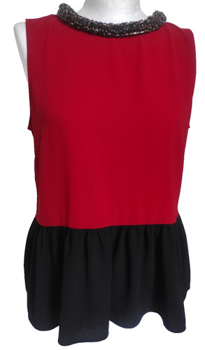 Blusa senza maniche zara donna - blusa,