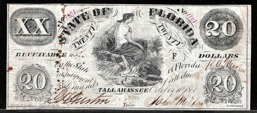 Banconota obsoleta dollari - 20,