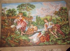 Tela da ricamare a mezzo punto