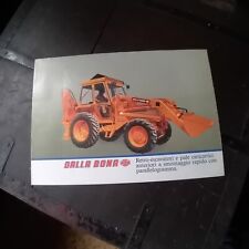 RETRO ESCAVATORI PALE ANTERIORI OLDTIMER DALLA BONA Brochure originale 1988