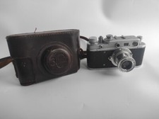 Zorki-C rangefinder camera Soviet Russian Leica Industar-22 lens 3.5/50